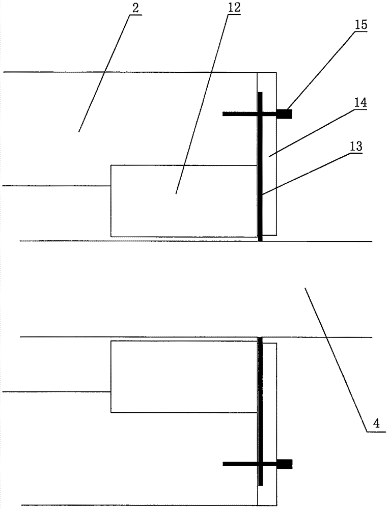 Heading machine cutting head with rake teeth, extensible structure and attached drilling tools