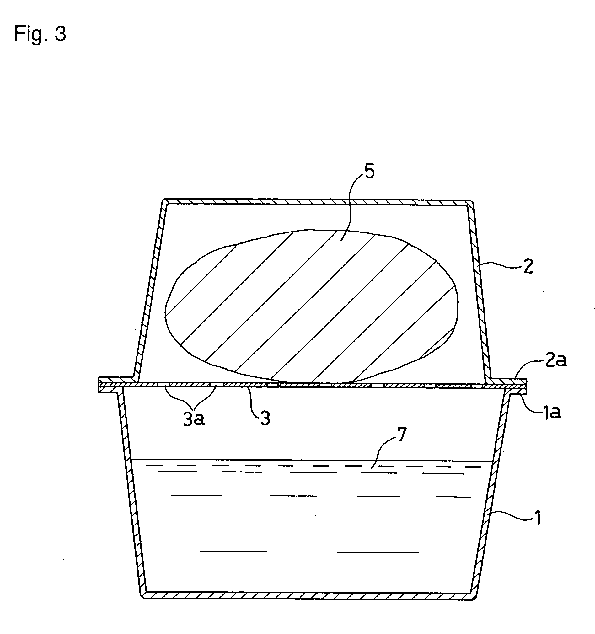 Wheaten food with powdery soup in a cupped container and method of eating the same