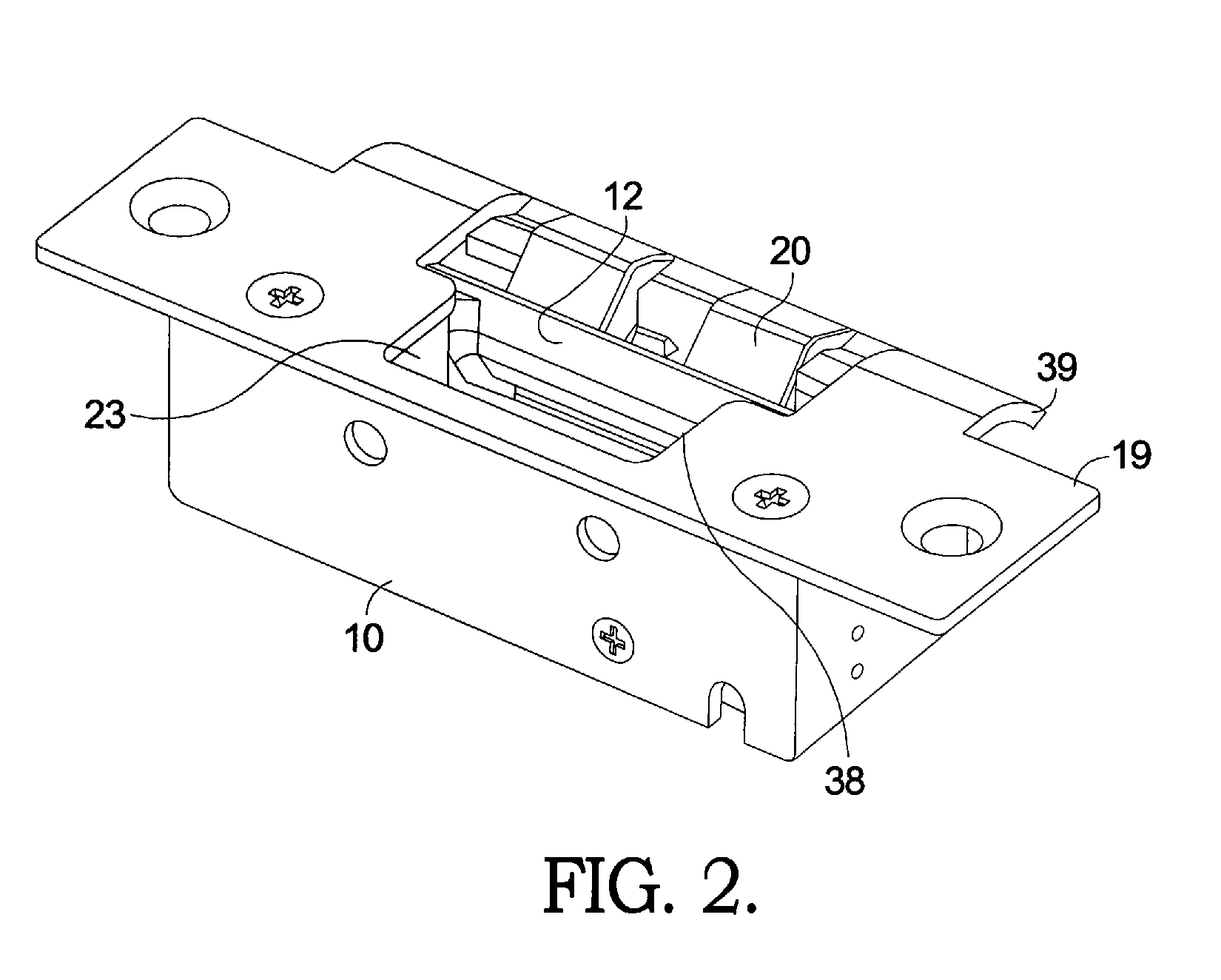 Integration of vertical adjustability in an electric strike