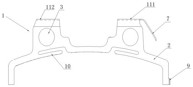 Disc brake braking leaf spring