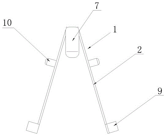 Disc brake braking leaf spring