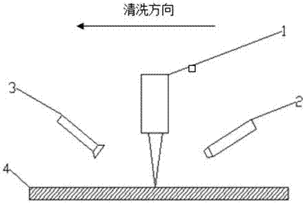 Magnesium alloy workpiece pre-weld surface laser cleaning method