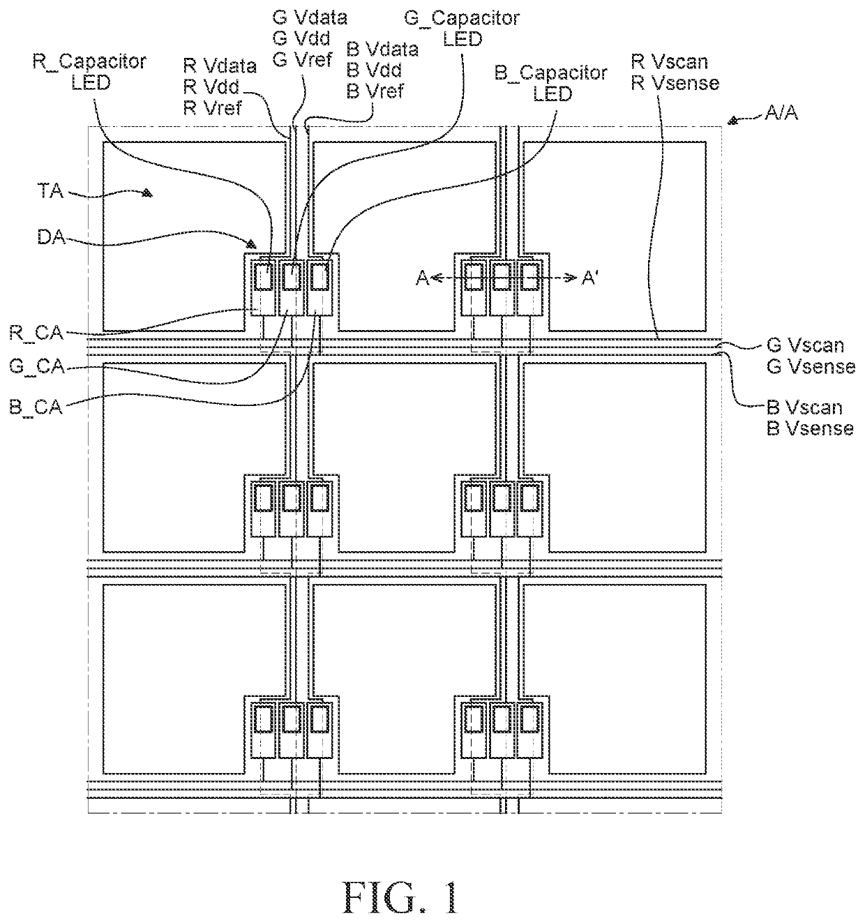 Transparent micro display device