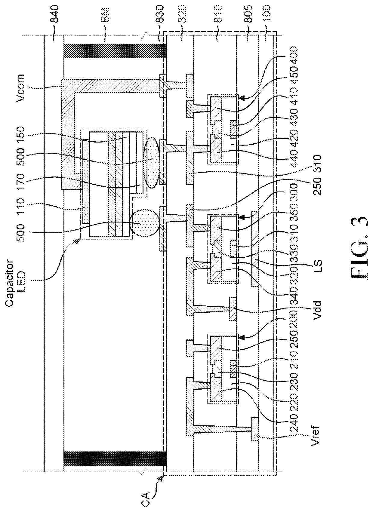 Transparent micro display device