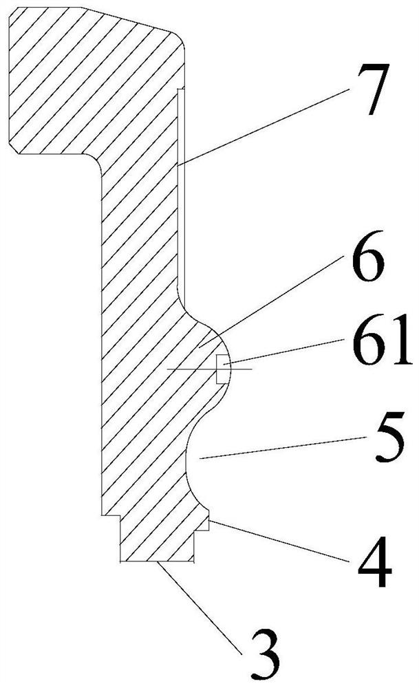 Wafer fixing ring as well as preparation method and application thereof