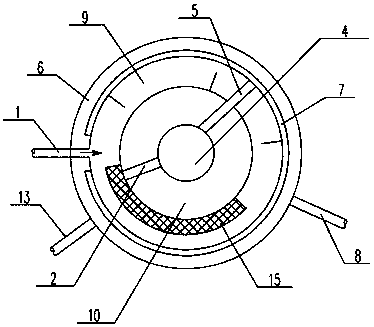 Novel FPM (Filterable Particulate Matter) integrated rural sewage treatment device