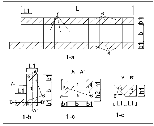 Construction method of dark modified soil anti-sliding retaining wall