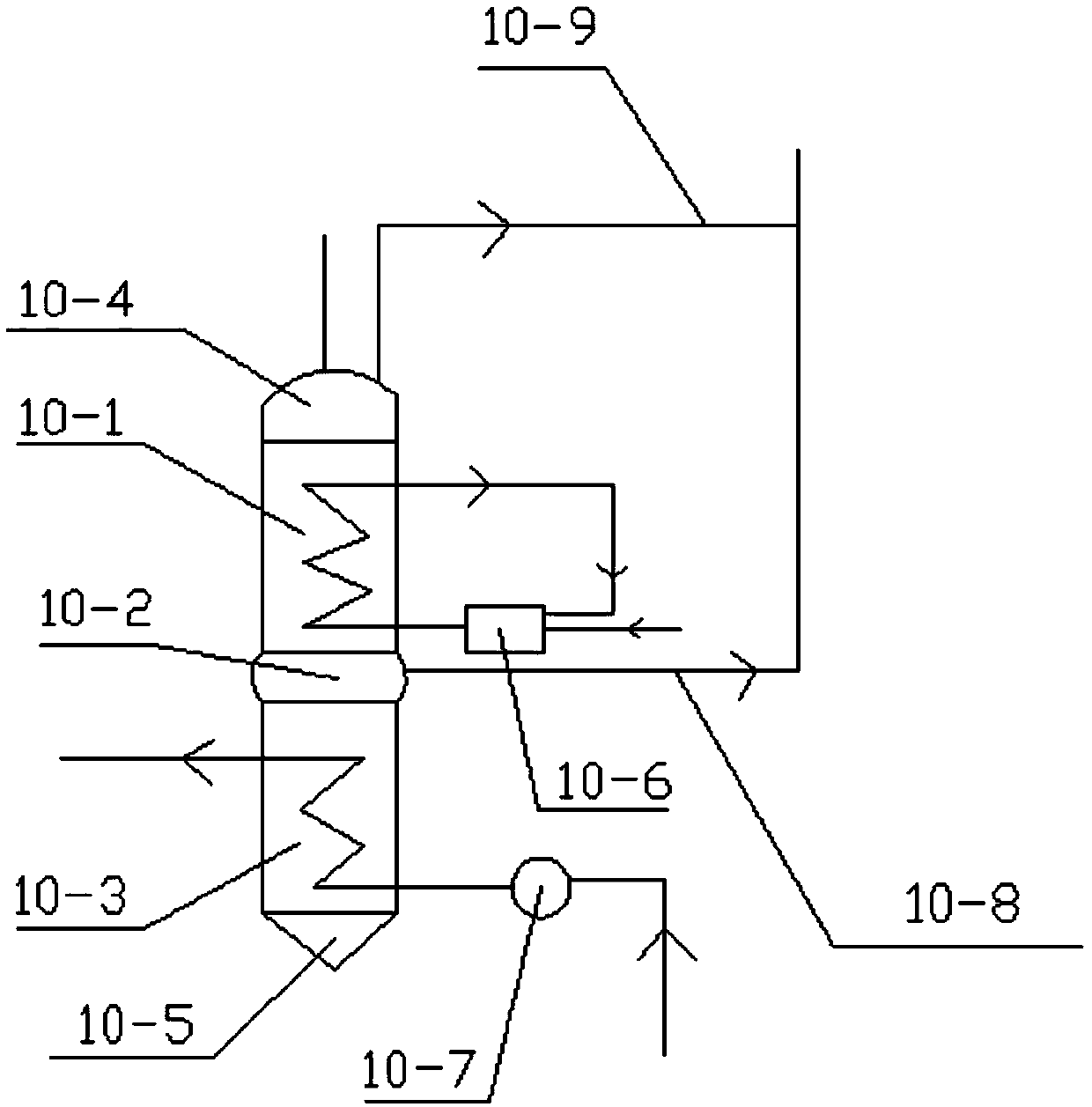 Method and device for treating solid combustion exhaust gas