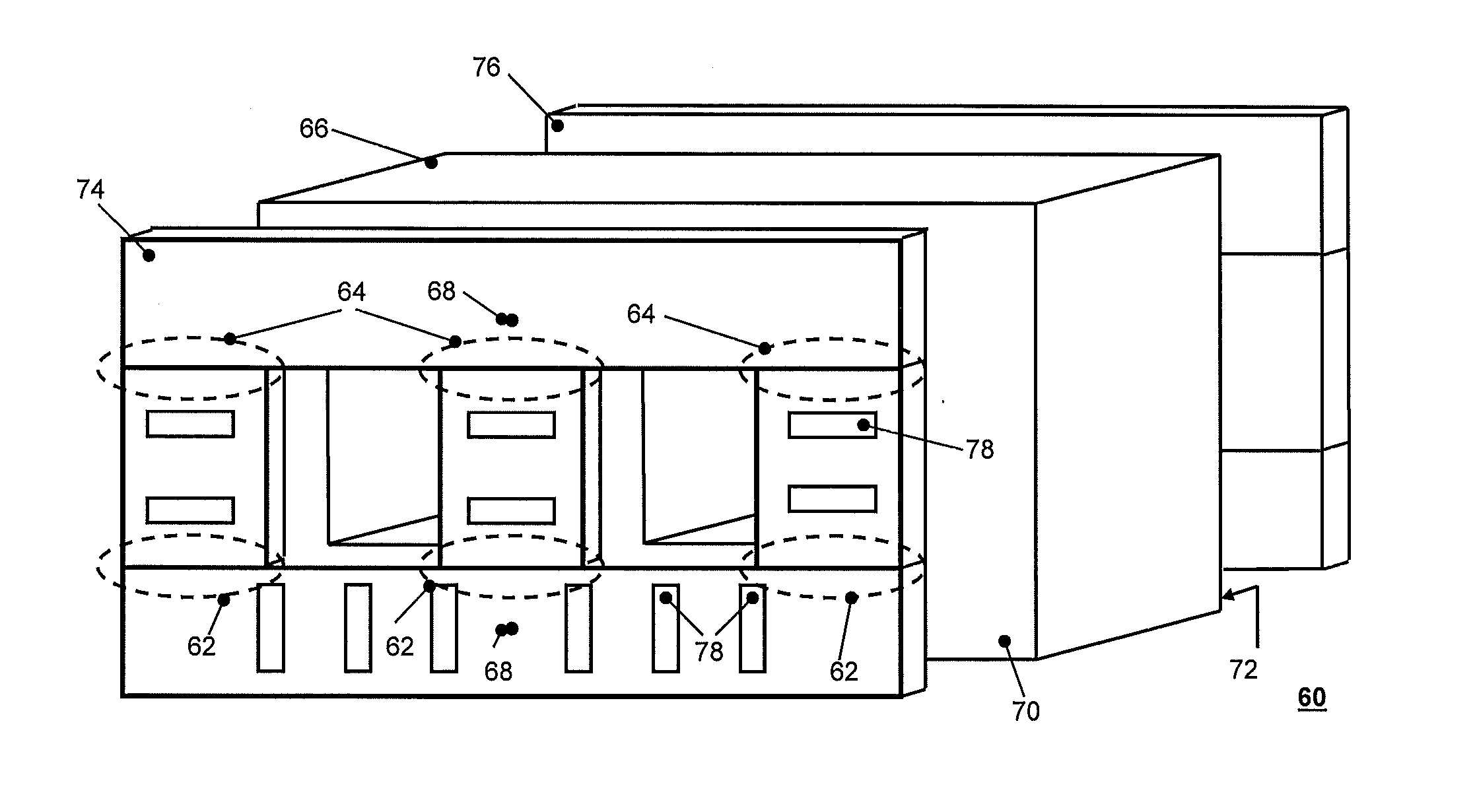 Wound transformer core with support structure