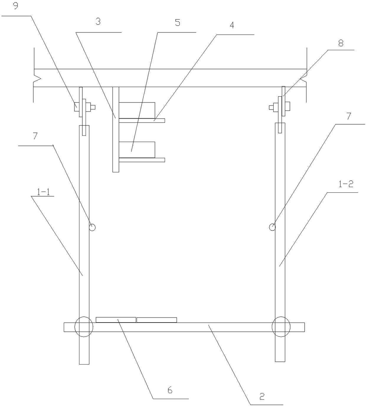 A method for hanging and installing cable bridges under high-altitude platforms