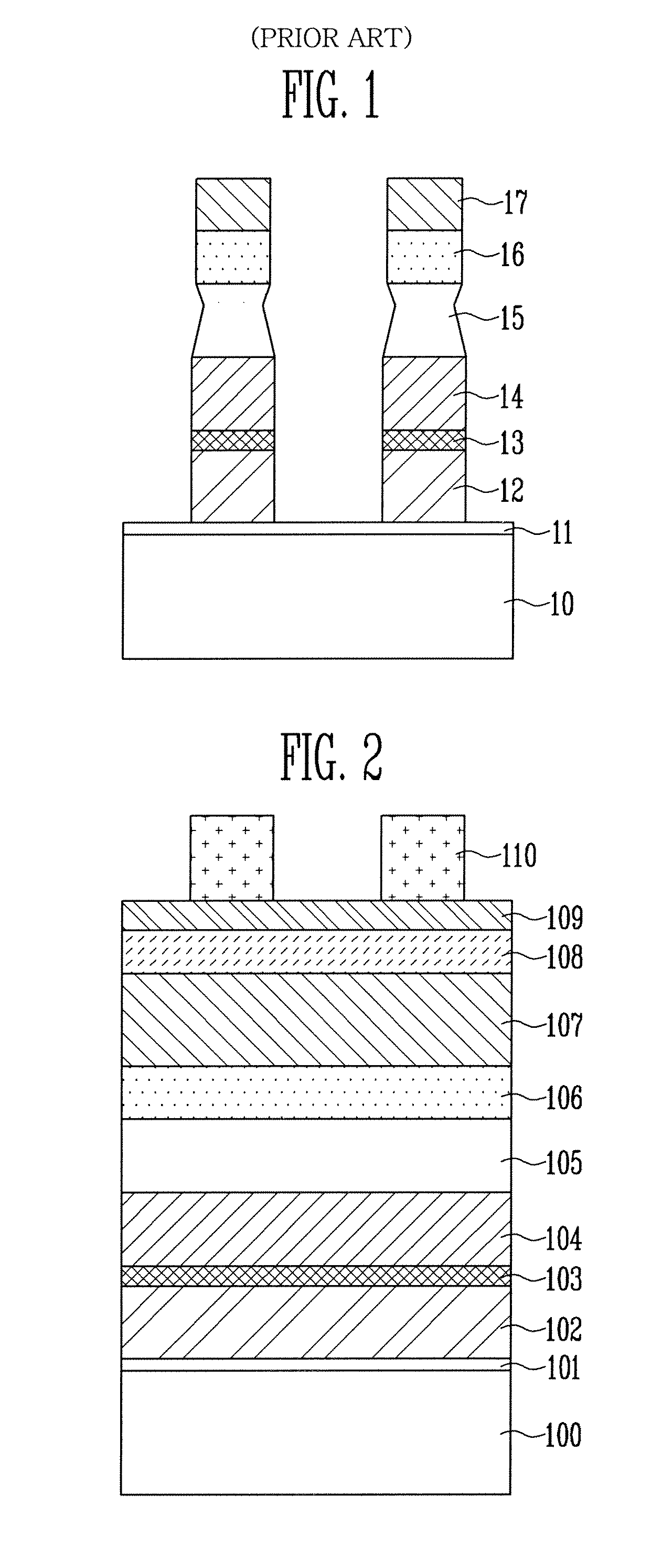 Method of forming gate pattern of flash memory device including over etch with argon