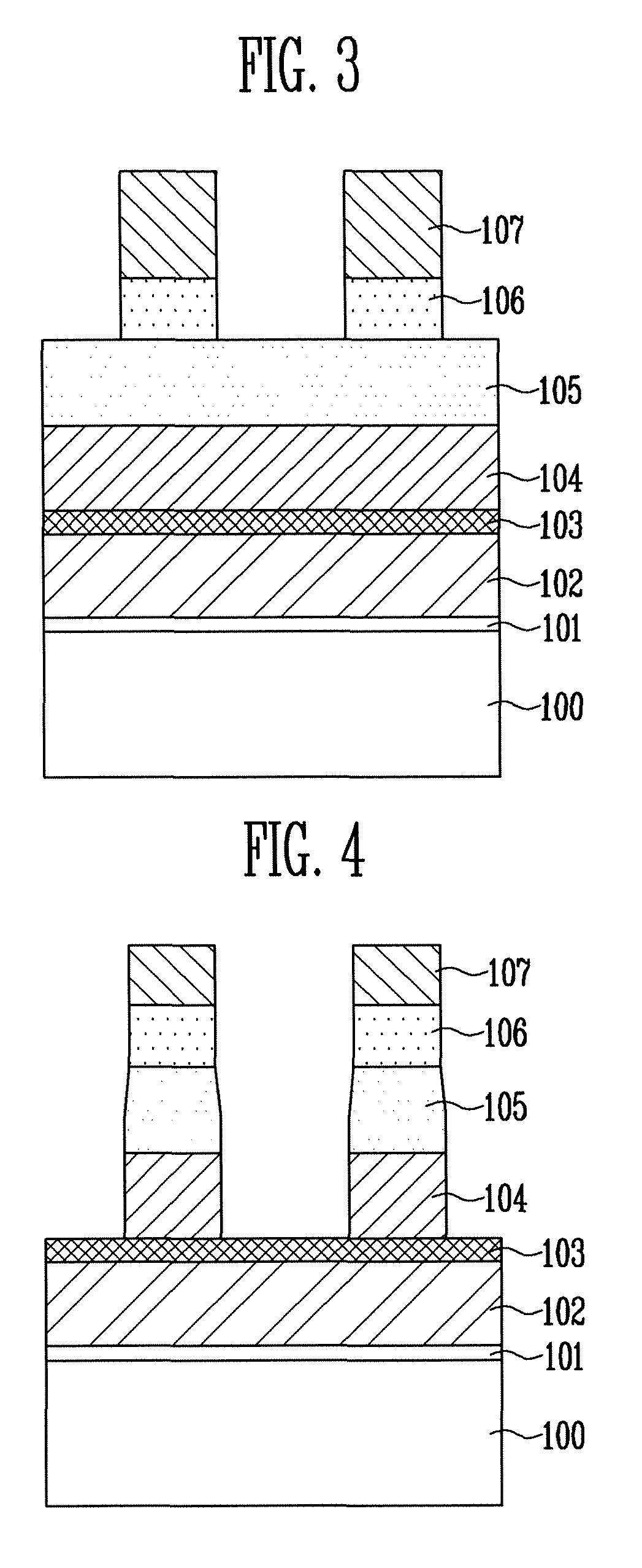 Method of forming gate pattern of flash memory device including over etch with argon