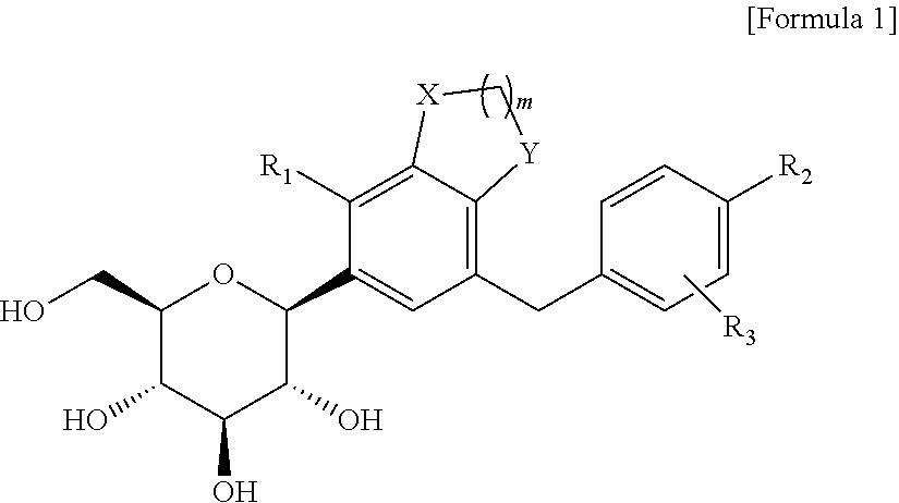 C-glucoside derivative containing fused phenyl ring or pharmaceutically acceptable salt thereof, process for preparing same, and pharmaceutical composition comprising same