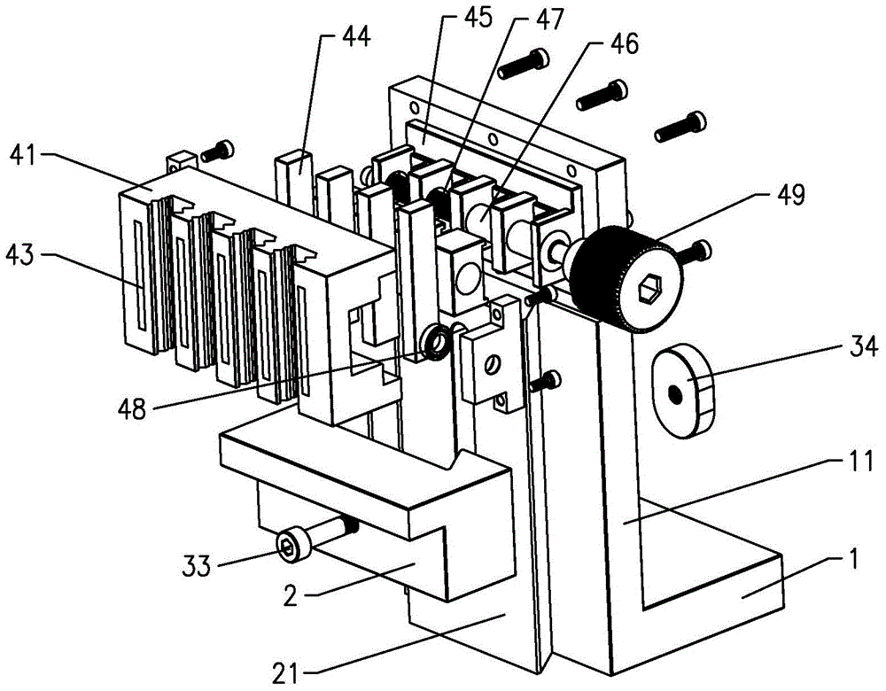 Plastic mold thimble grinding fixture