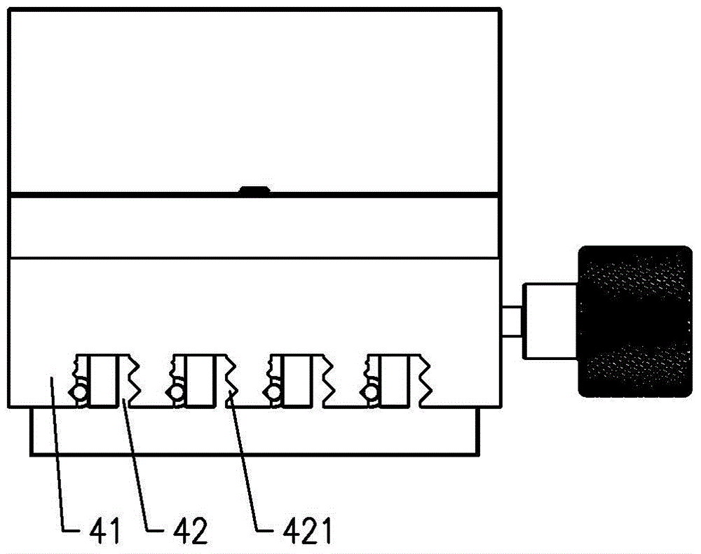 Plastic mold thimble grinding fixture