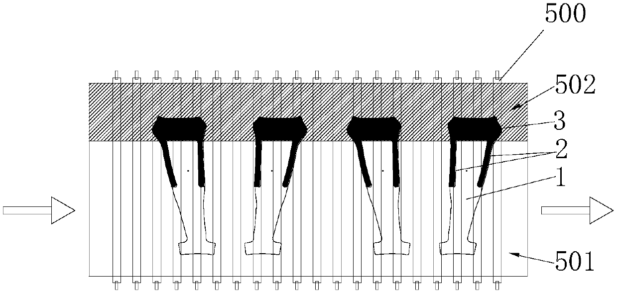 Heating device capable of producing hot stamping parts with segmented-strength and production line with same and hot stamping forming method