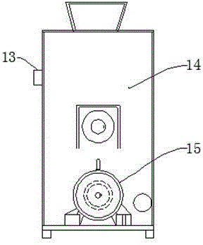 Automatic device of removing peel and seeds and squeezing juice for processing of grapes