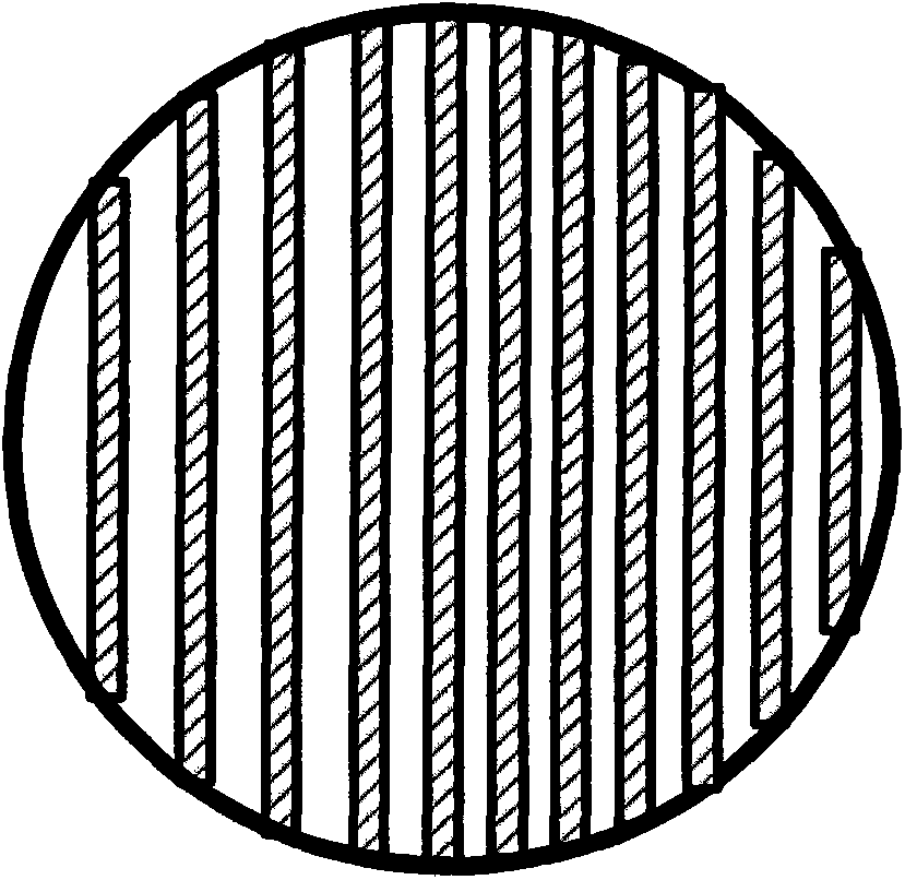 A Venturi rod layer with non-uniform rod spacing