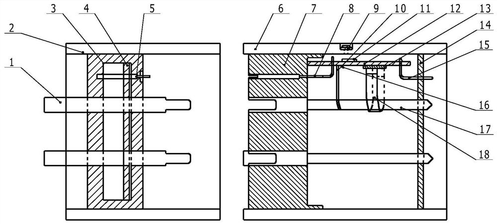 Connector for online current detection and its active terminal