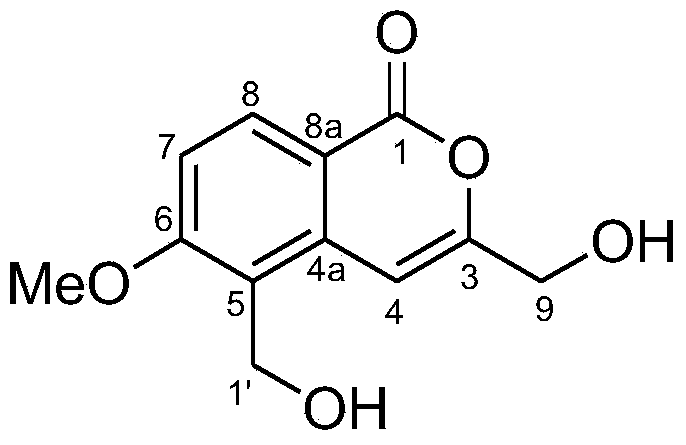 Isocoumarin compound and preparation method and use thereof