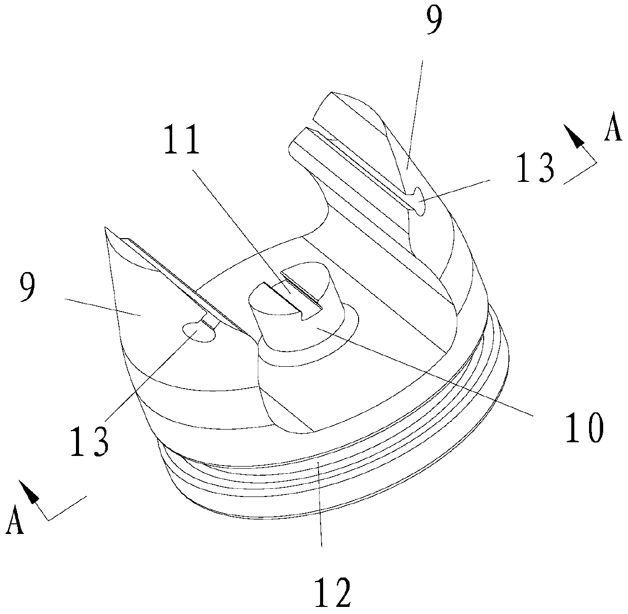 Automobile steering gear gap adjustment mechanism