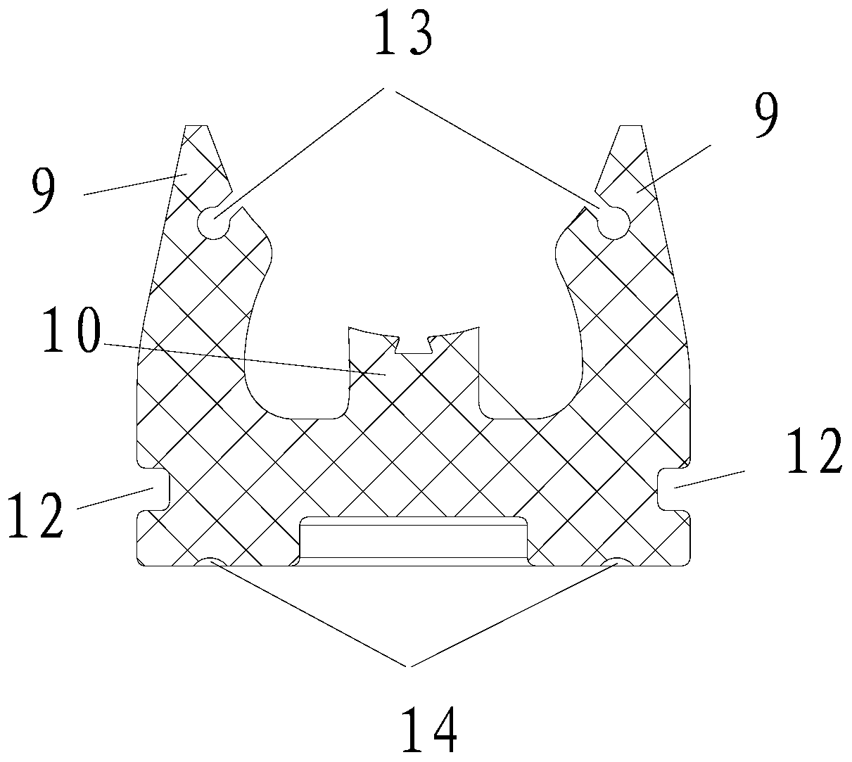 Automobile steering gear gap adjustment mechanism