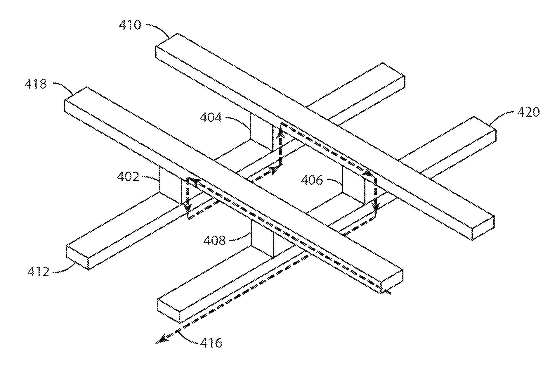 Switching device having a non-linear element