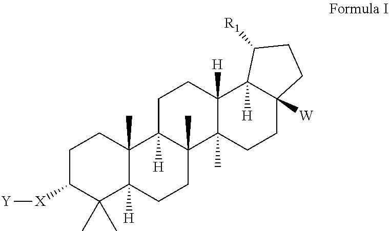 Triterpenoid inhibitors of human immunodeficiency virus replication