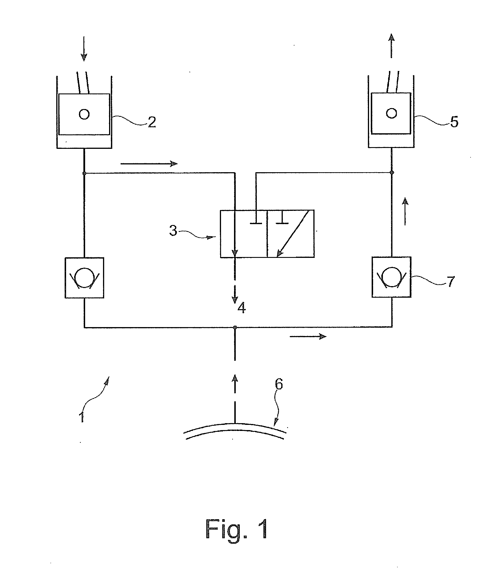 Hydraulic freewheel for an internal combustion engine with variable compression ratio