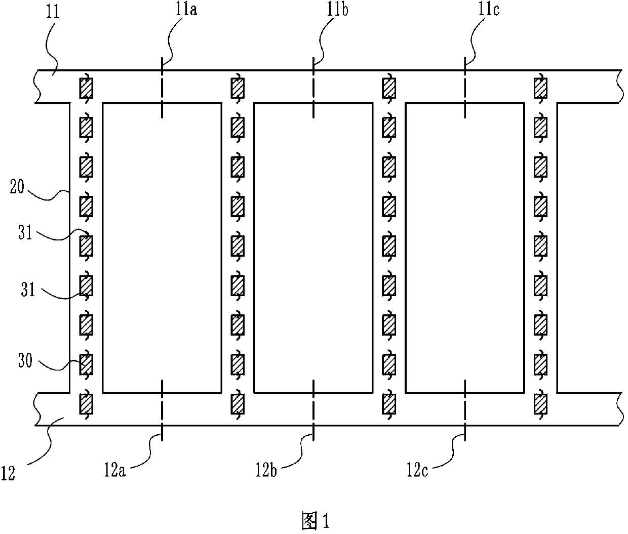 LED lamp core combined light source