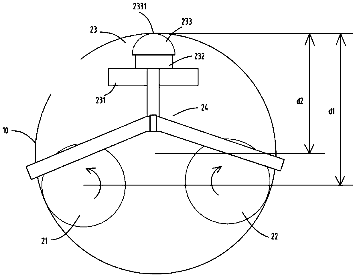 A kind of material bar rotation arrangement grinding breach equipment