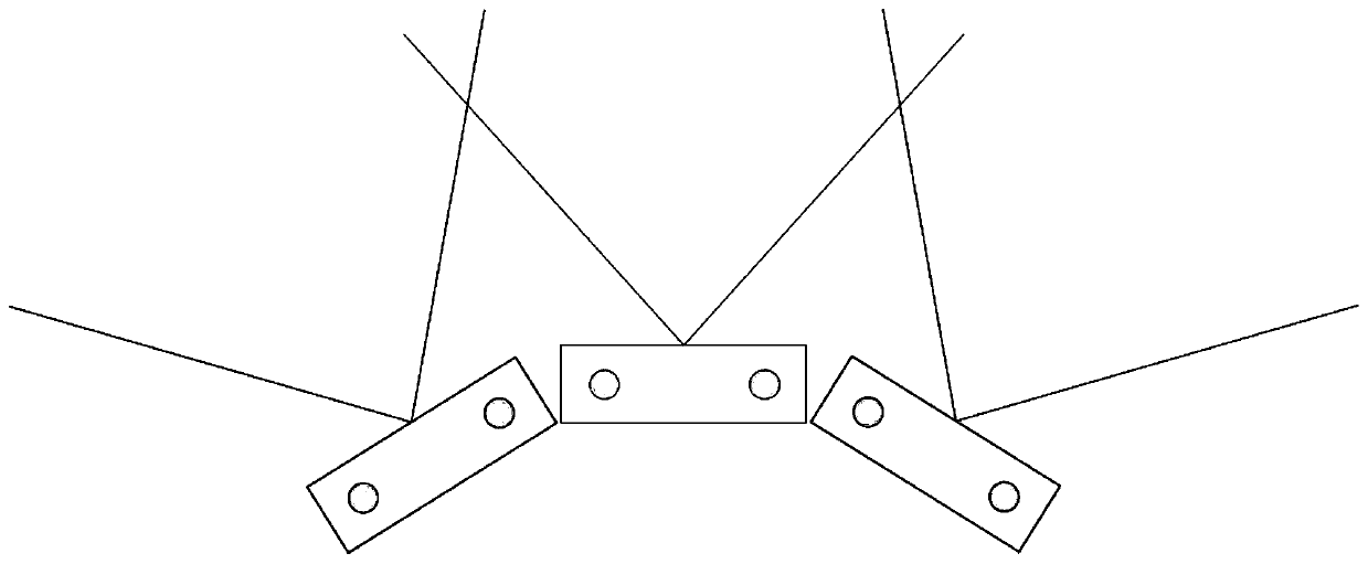 Parallax image splicing method based on multiple pairs of binocular cameras