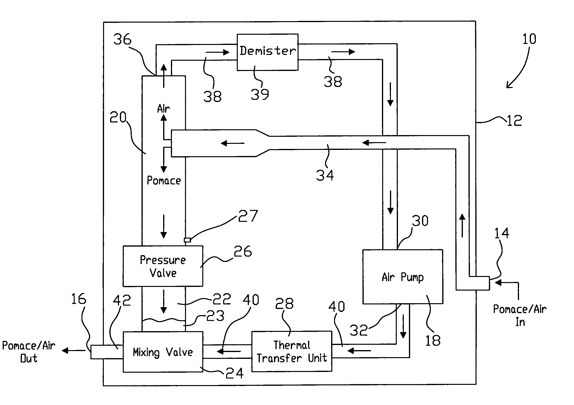 Wine must and pomace pump