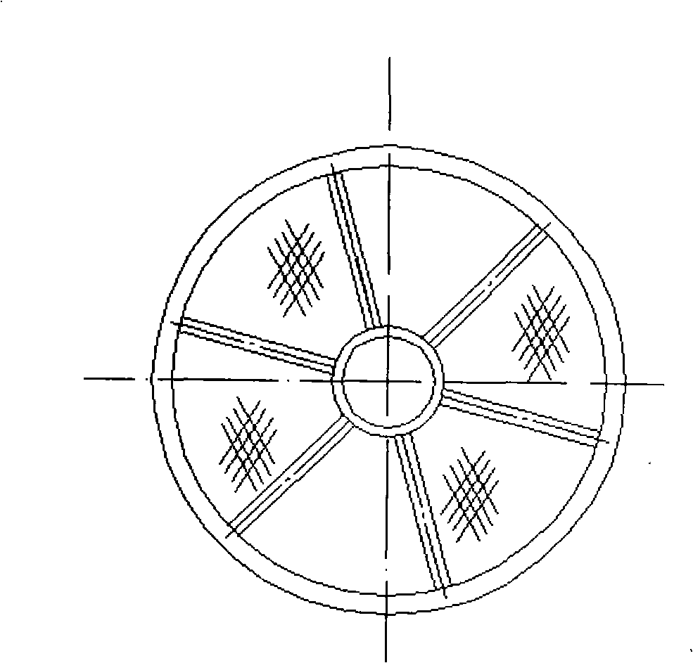 Plane material otter board stuffing type cross flow type hypergravity swinging bed and uses thereof