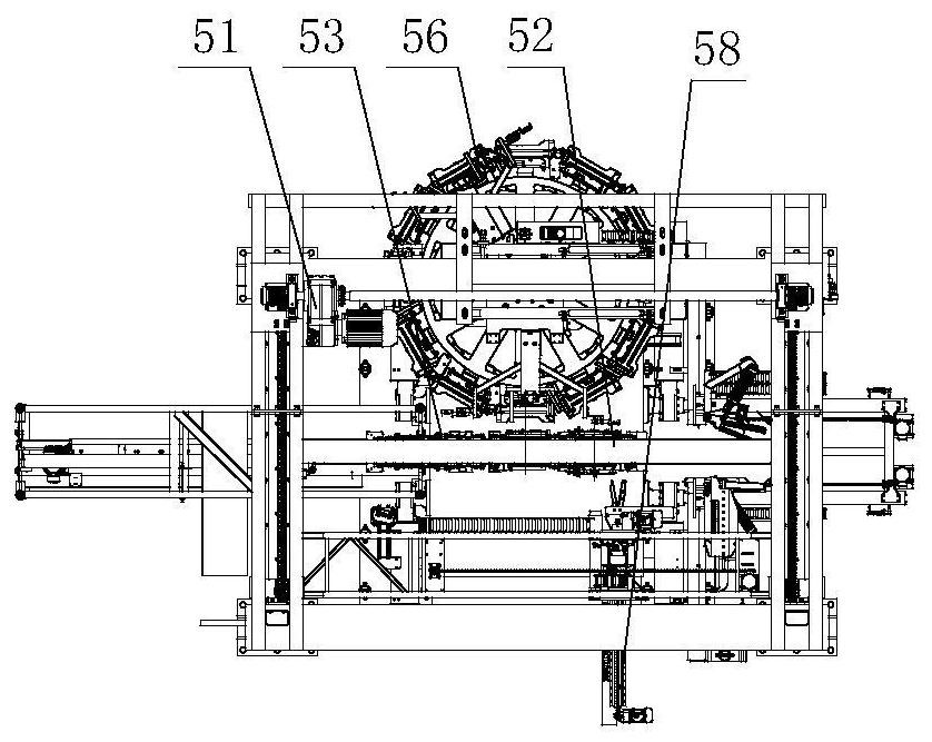 Winding packaging machine for automatic coil packaging line