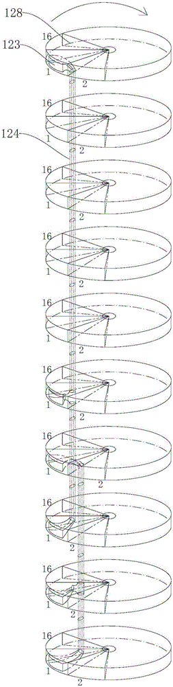 Rotary device and gas separating device