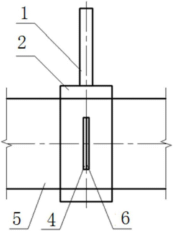 Dust-collecting pole plate fixing structure, anode system and flexible wet electrostatic dust remover