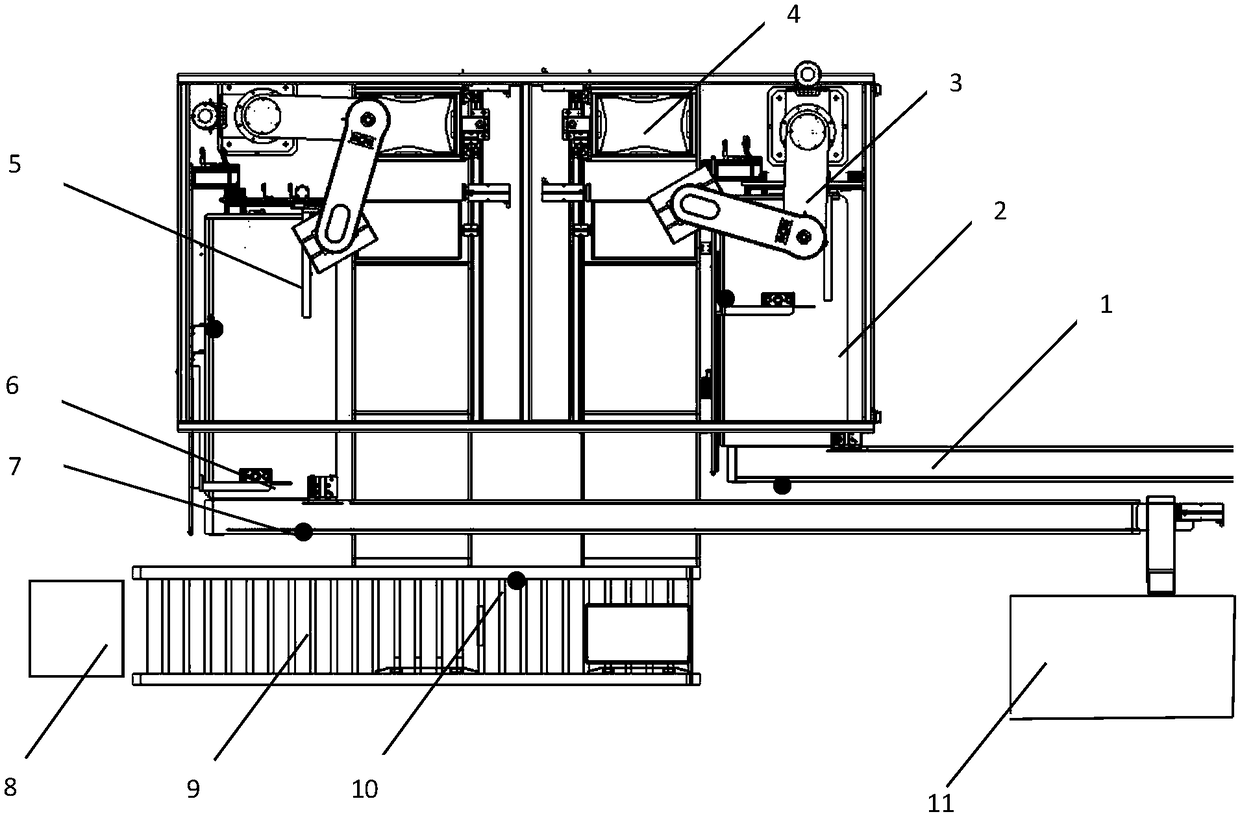 Automatic soap packing device