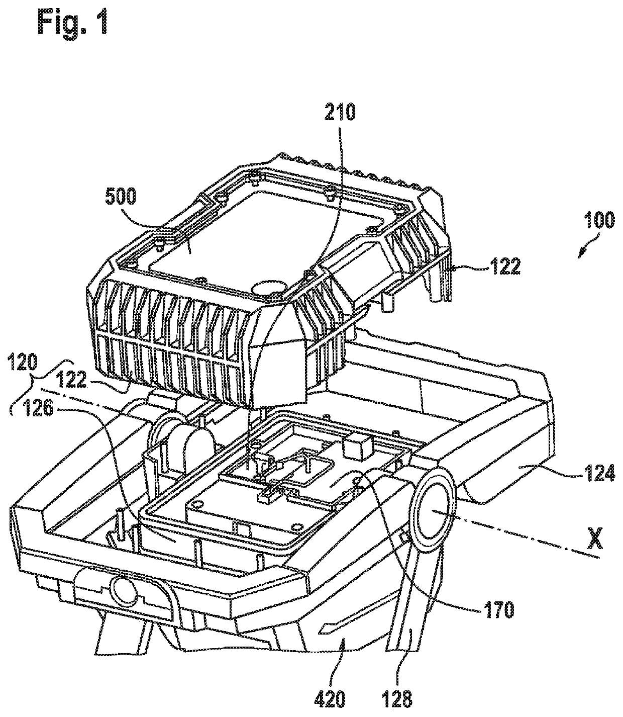 Handheld light-emitting device, in particular a work light