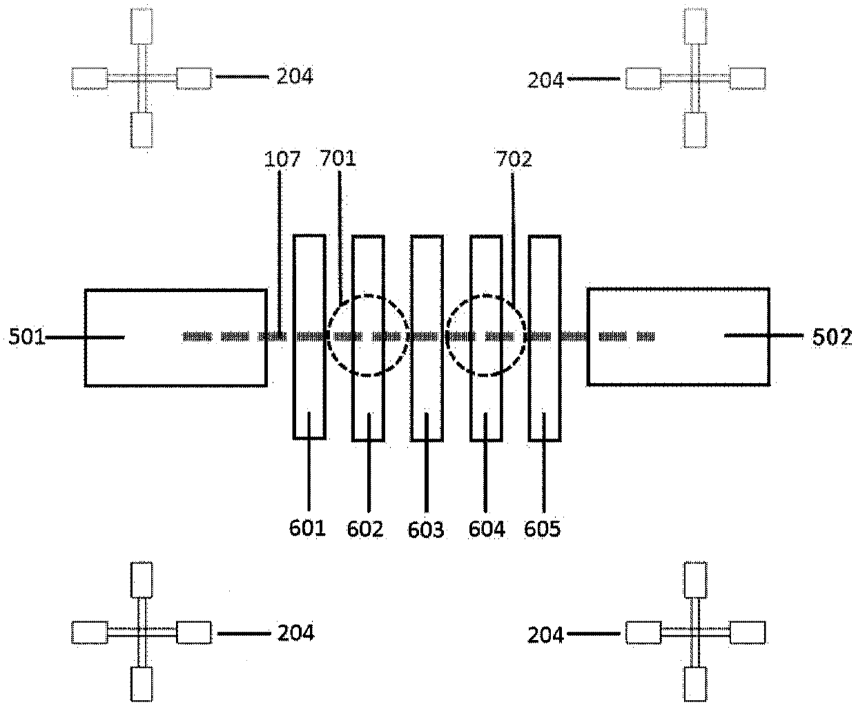 Device for coupling microwave resonance cavity with self-organization germanium-silicon nanowire quantum dots