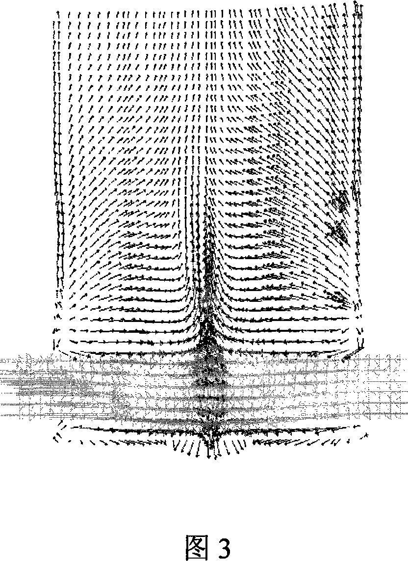 Bilateral opposite flushing inlet wet ammonia method for flue gas desulfurizing technology and device thereof