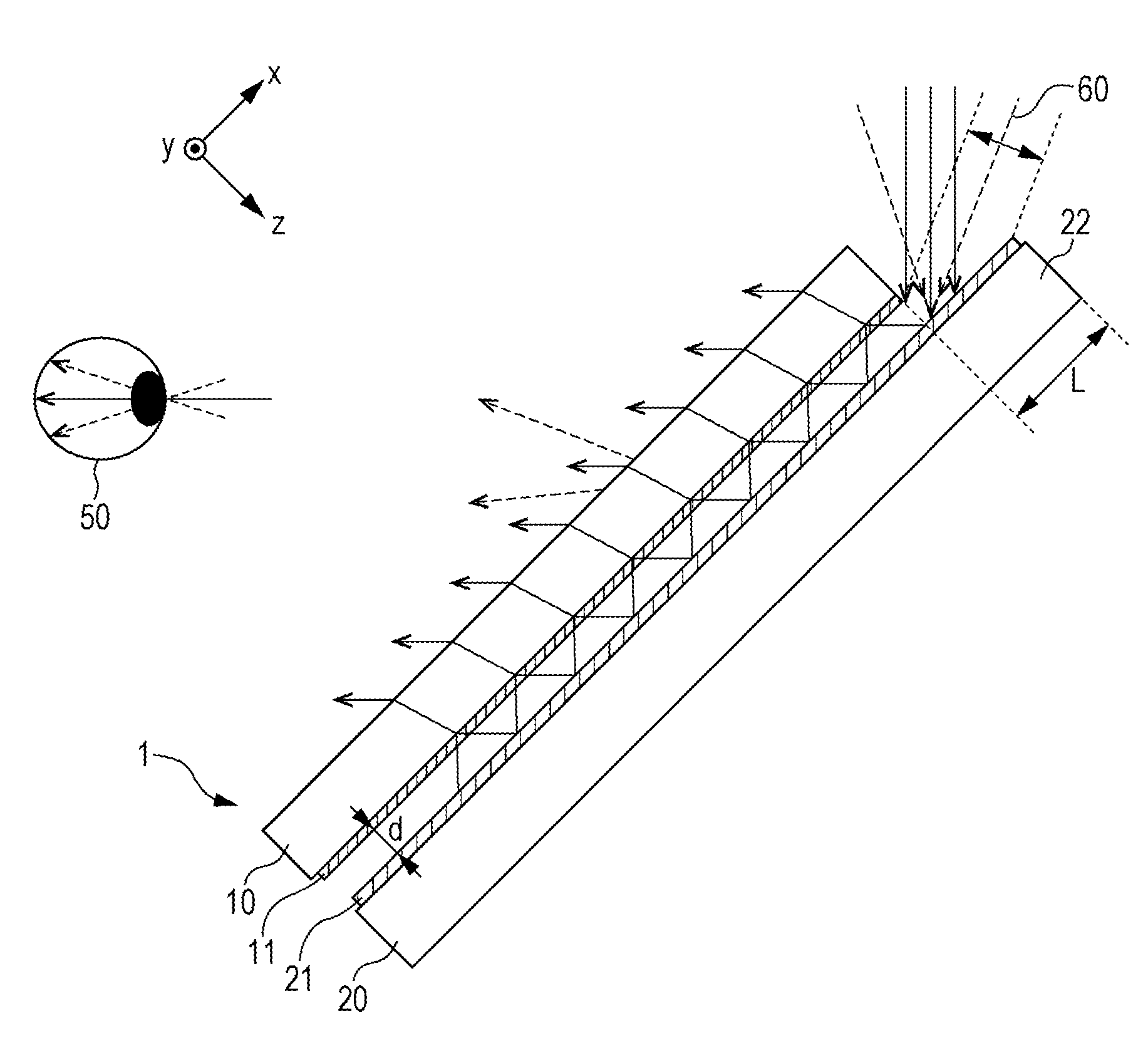 Optical device and virtual image display apparatus