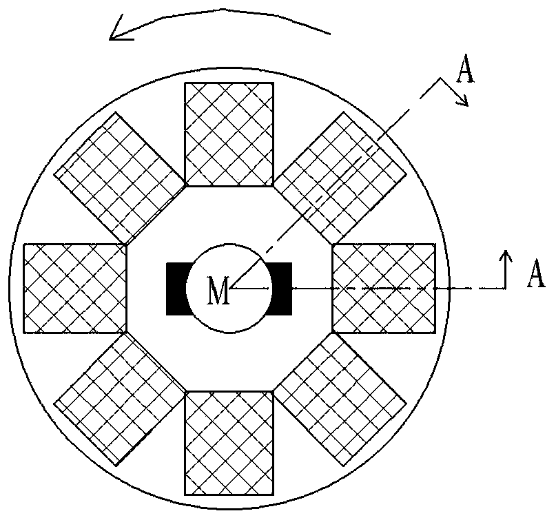 Refilling gas storage type solid propellant power device