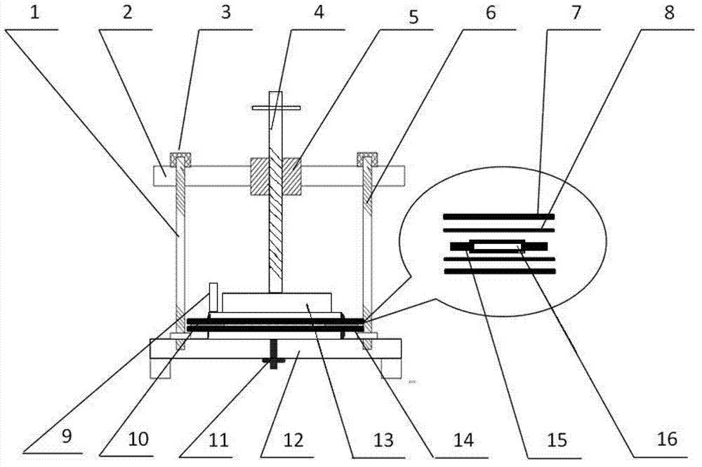 Device and method for inducing orientation arrangement of montmorillonoid in polyethylene by using electric field