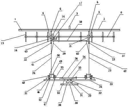 Wing-type high-altitude wind and solar power generation device