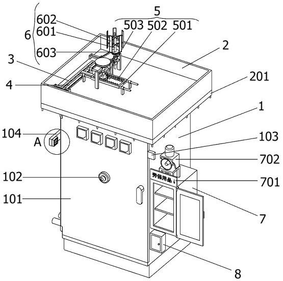 High-voltage power distribution cabinet with good heat dissipation performance