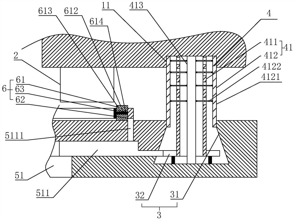 Building seismic structure simulation device