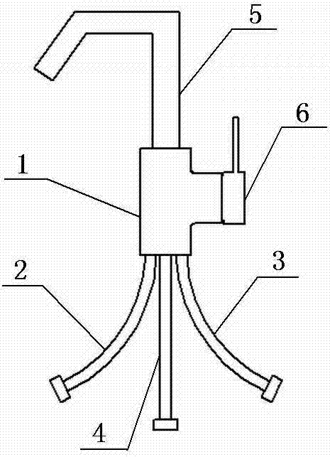 Faucet capable of improving usage safety of heating heat exchanger