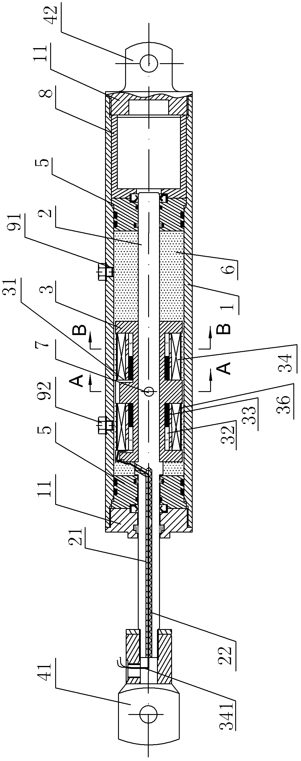 Novel magneto-rheological damper