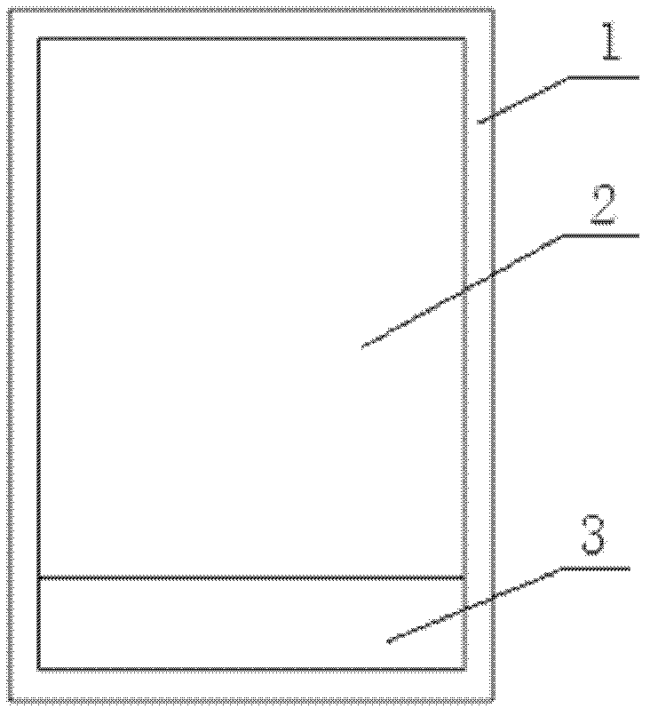 Mobile phone with additional touch screen and information processing method